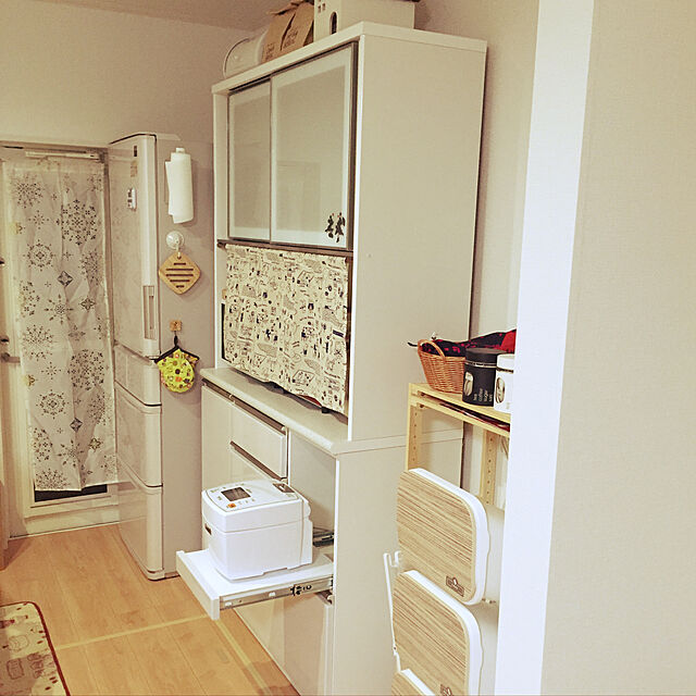 satonoriのニトリ-キッチンボード(アルミナ2 120KB WH) の家具・インテリア写真