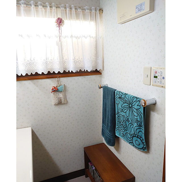 moco-hanamaruの-シビラ フロールモダン フェイスタオル 約34×80cm ブルー/ベージュ/ピンクの家具・インテリア写真