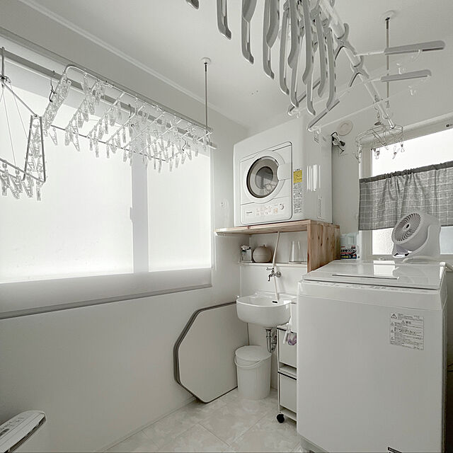 komeのパナソニック-パナソニック 電気衣類乾燥機　（乾燥６．０ｋｇ） ＮＨ−Ｄ６０３−Ｗ　ホワイト （標準設置無料）の家具・インテリア写真