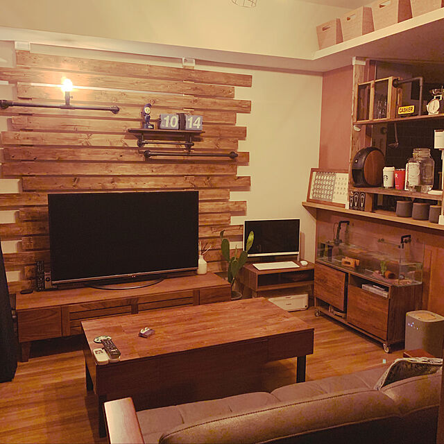 satatinの東谷-東谷 フリップクロック ブラック CLK-118BKの家具・インテリア写真