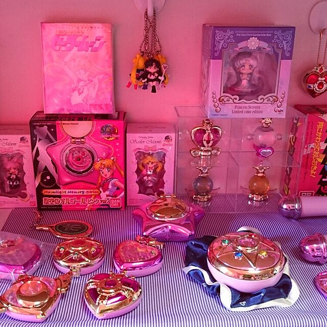 chan_teheperoのBANDAI バンダイ-美少女戦士セーラームーン 変身コンパクトミラー 全5種セットの家具・インテリア写真