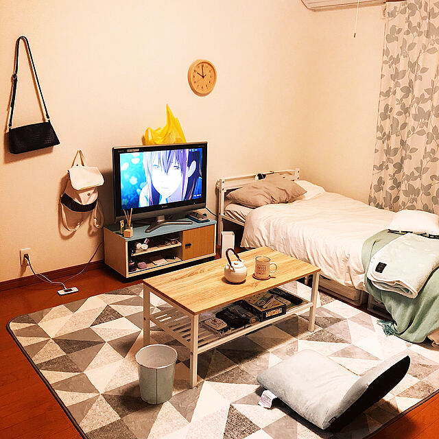 knynのニトリ-シングルパイプベッド(バジーナC2/CV2 WH） の家具・インテリア写真