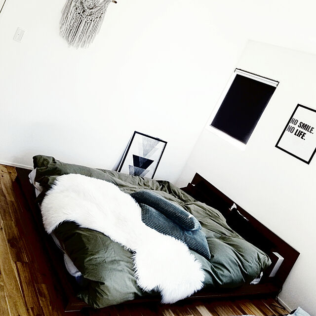 m_05sey..のニトリ-掛け布団カバー セミダブル(Nグリップパレット3GR SD) の家具・インテリア写真