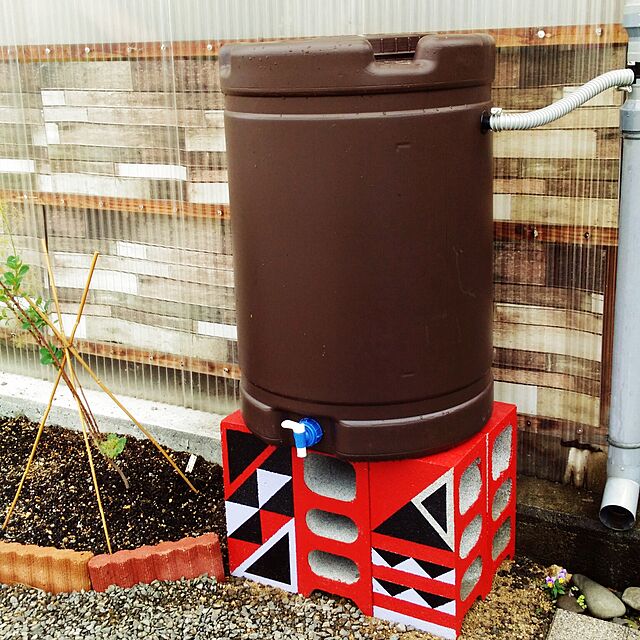 安全興業】NEW雨水タンク 茶 約185L(容量) 貯水タンク 【国産】 雨水