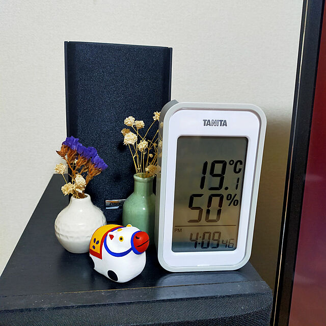 格安即決 タニタ デジタル温湿度計 ナチュラル TT-572-NA