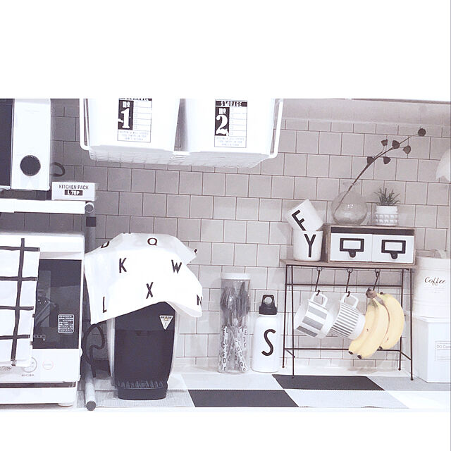 yuriの-【在庫限りのSALE】【廃盤】TEA TOWEL SINGLE PACK BY DESIGN LETTERS　デザインレターズ ティータオル　ブルー　グリーン　50×70cm 1枚入り シングルパック【2点までメール便可】の家具・インテリア写真