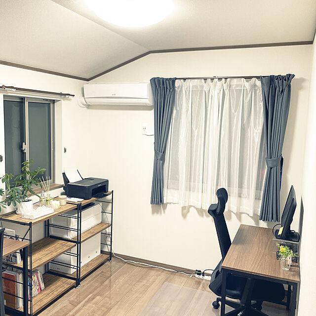 pom_ririのニトリ-ワークチェア(バジーオ BK） の家具・インテリア写真