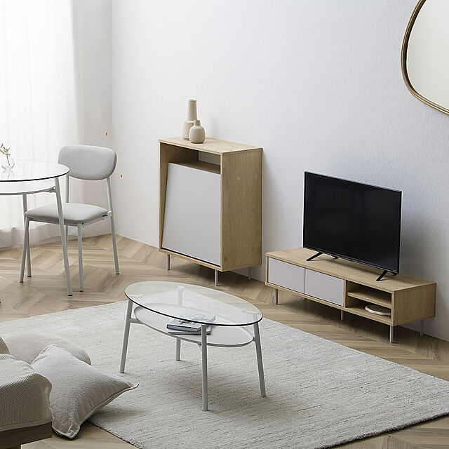 Simple-Styleのアイリスオーヤマ-ガラスダイニングセット 2人用 LGT-DTC チェアセット LaLassic アイリスオーヤマ SimpleStyleの家具・インテリア写真