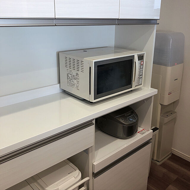 chi.のニトリ-キッチンボード(リガーレ100KB WH) の家具・インテリア写真