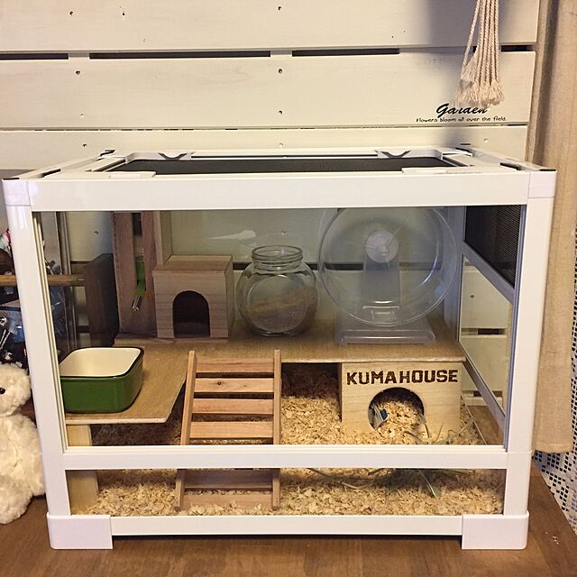 viviの-三晃商会 パンテオン ホワイト WH4535 《ハ虫類 爬虫類・小動物飼育用 組立て式ガラスケース ケージ》の家具・インテリア写真