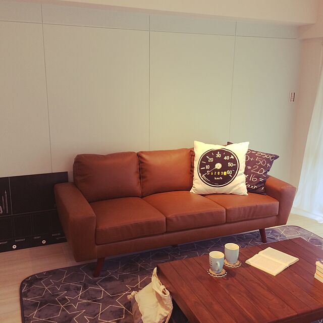 Ayumiのイケア-IKEA/イケア　AKTUR　クッション　ブラック　50x50cmの家具・インテリア写真