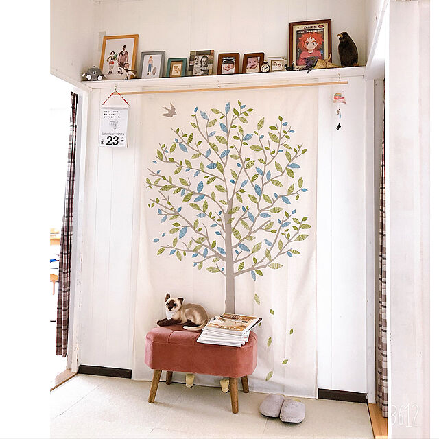 neneのニトリ-ファブリックパーテーション(ツリー 110X180) の家具・インテリア写真