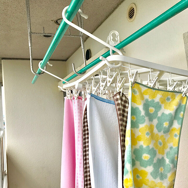 miihoのニトリ-折りたたみ角ハンガー ５０Ｐ(50P NW) の家具・インテリア写真