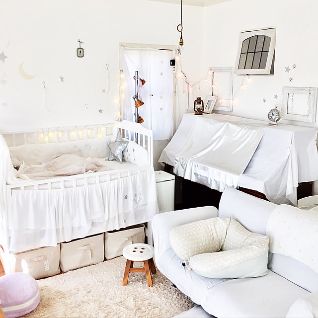 KATOJI ベビーベッド ハイタイプ 床板すのこ 送料込み】カトージ