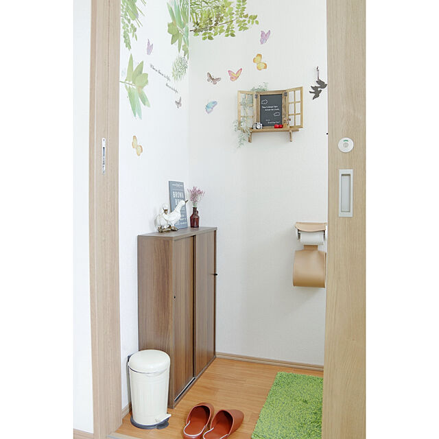 Shooowkoのニトリ-スリッパ(PVCレザー BR M) の家具・インテリア写真