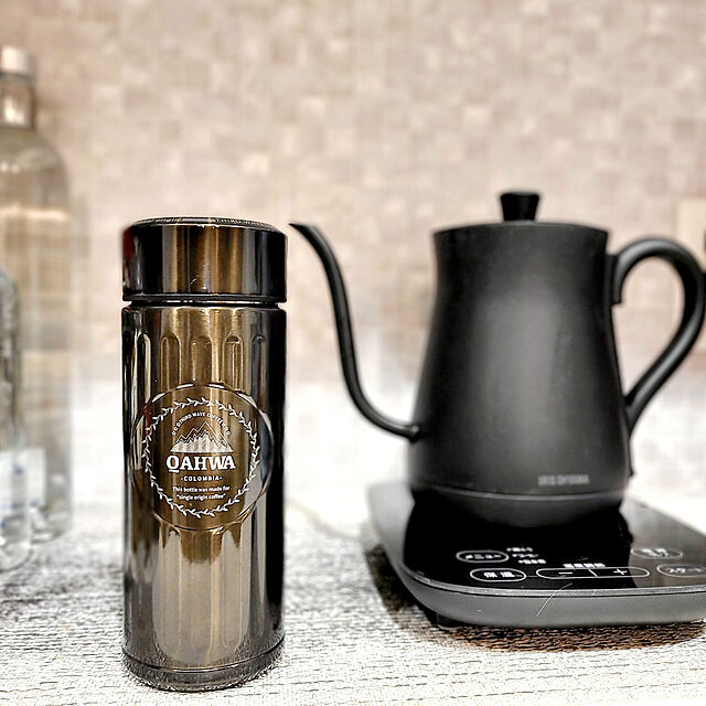 akiko6193のシービージャパン-シービージャパン ステンレス鋼 水筒 シルバー 420ml 直飲み カフア コーヒー ボトル QAHWAの家具・インテリア写真