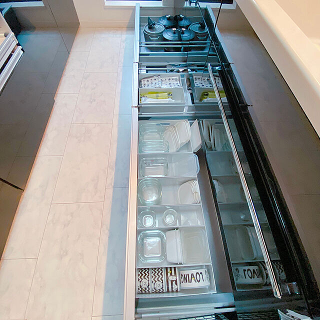 juri555のAGCテクノグラス-iwaki イワキ 保存容器 パック&レンジ 浅型 ハーフ 500ml ホワイト 冷凍 オーブン レンジ 可能の家具・インテリア写真