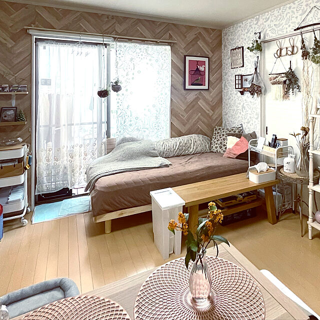 mo-nosukeのイケア-KALLAX カラックス シェルフユニット インサート4個付きの家具・インテリア写真