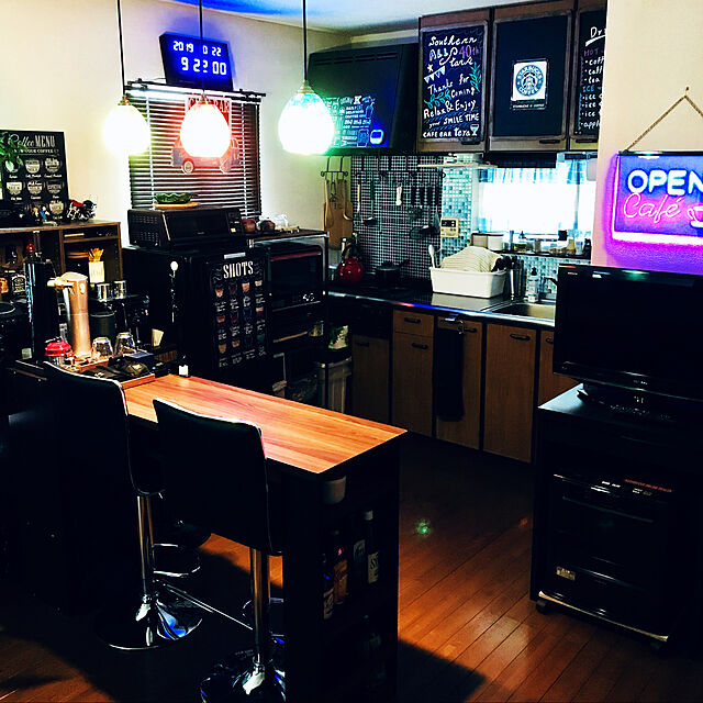 teraのADVPRO-Café OPEN Coffee Kitchen Decoration Bar Beer Dual Color ＬＥＤ看板 ネオンプレート サイン 標識 赤色 + 青色 400 x 300mm st6s43-i2011-rbの家具・インテリア写真