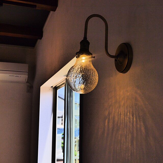 yoshiyukiの-ブラケットライト ガラス 送料無料 アンティーク 壁付け 照明 おしゃれ LED対応 ブラケットランプの家具・インテリア写真