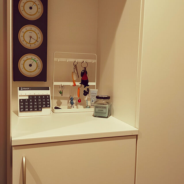Pinokoの山崎実業-山崎実業 キーフックスタンド スマート smart ホワイト 2777の家具・インテリア写真