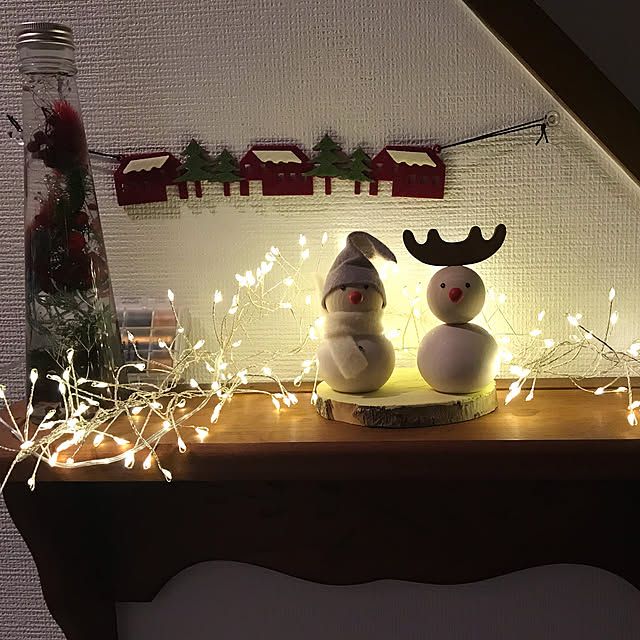 yu-chanの-クーポン対象|aarikka（アアリッカ）クリスマス 赤鼻 トナカイ おしゃれな北欧インテリア サンタクロース フィンランドの木で作られたインテリア雑貨 サンタの妖精 トントゥ 赤サンタ置物 クリスマスデコレーション プレゼント ギフトに人気 ハンドメイドの家具・インテリア写真