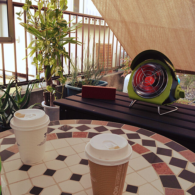 yuu.styleの-岩谷　カセットガスアウトドアヒーター　グリーン　CBODH1GRの家具・インテリア写真