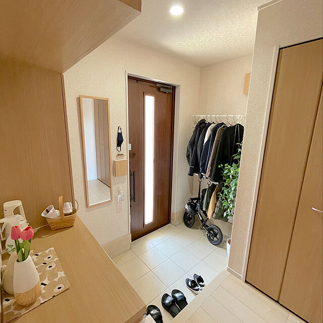 Minoriの-玄関ブラシ　玄関タイルブラッシングスポンジＦ 伸縮柄  （スペア2枚付） 全長74〜117cm　送料無料　アズマ工業の家具・インテリア写真
