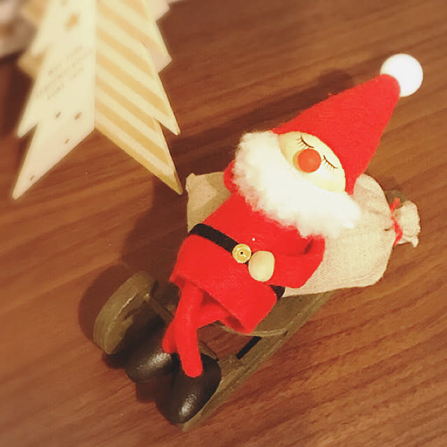 cloversのハイタイド-NORDIKA nisse ノルディカ ニッセ 人形 寝ているサンタ サンタ サンタクロース クリスマス オブジェ 飾り 木製 北欧 雑貨 置物 プレゼント ギフトの家具・インテリア写真
