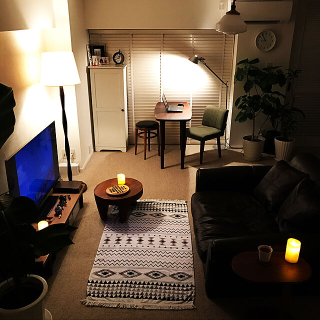 Akiのsdm-HONONARI LEDキャンドルライト 大中小3点セット 専用リモコン付 間接照明 S3の家具・インテリア写真