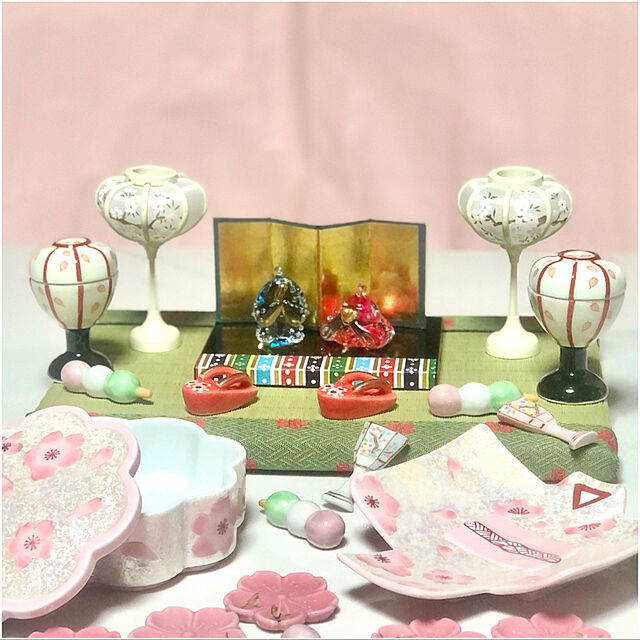 cocoの京焼(Kyouyaki)-京焼 清水焼 箸置 芳山 花見だんご HMD453 5個セットの家具・インテリア写真