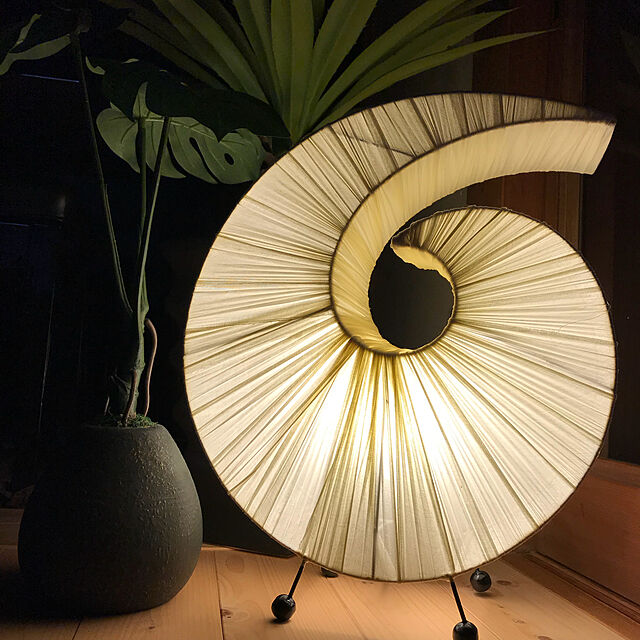 hiroの-照明 卓上ライト おしゃれ テーブルスタンドライト テーブルライト アジアン 照明器具 LED ランプ 間接照明 モダン バリ コンクLクリームの家具・インテリア写真
