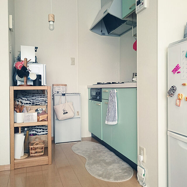 tomokomoの-【月間優良ショップ2024.3月】 キッチンマット 45×120 (2424+800) My Kitchen Style 形を選ぶ ピーナッツ ゆりかご ノーマル 滑りにくい 洗える アクリル イージーオーダー 全8色 日本製 送料込の家具・インテリア写真
