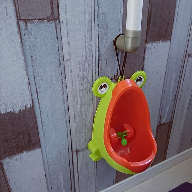 mmmの-ZERONOWA おまる 小便器 トイレ トレーニング 練習 男の子 取外し 可能 カエル ベビー (グリーン)の家具・インテリア写真