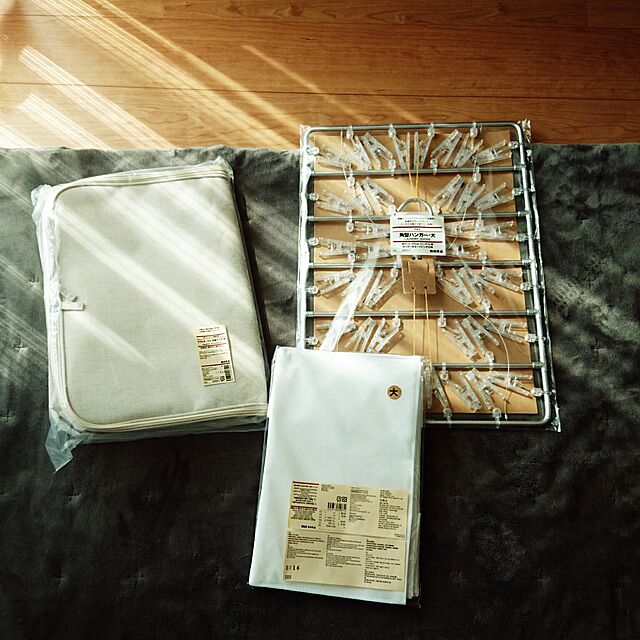 yukoの無印良品-ポリエステル綿麻混・ソフトボックス・衣装ケース・大の家具・インテリア写真