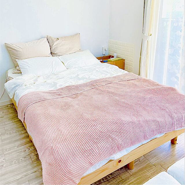 Fumiのニトリ-枕カバー(コットンウォッシュ WH S) の家具・インテリア写真