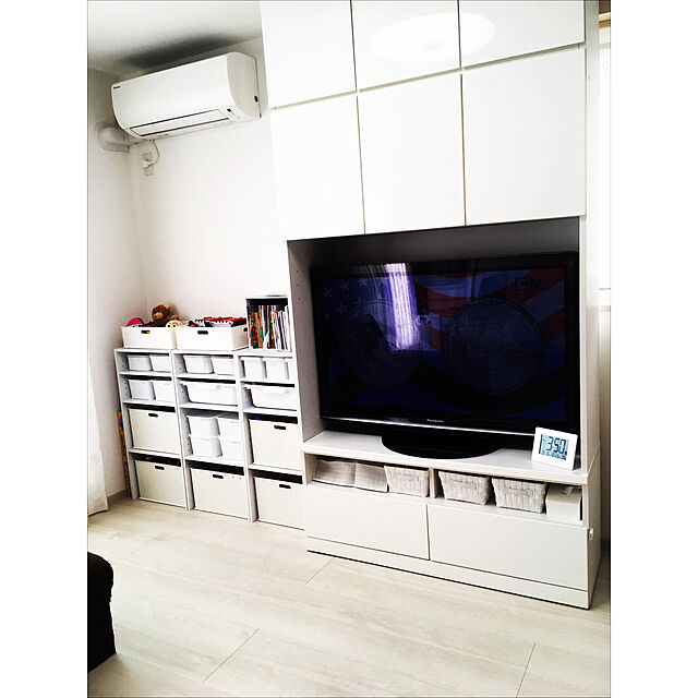 写真付きレビュー】ニトリ テレビボード(ポルテ 120TV WH) の通販商品