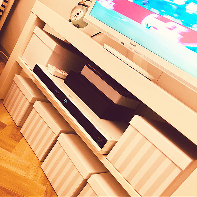 Rikaのイケア-【IKEA/イケア/通販】 TJENA ティエナ 収納ボックス ふた付き, ホワイト(c)(30395420)の家具・インテリア写真