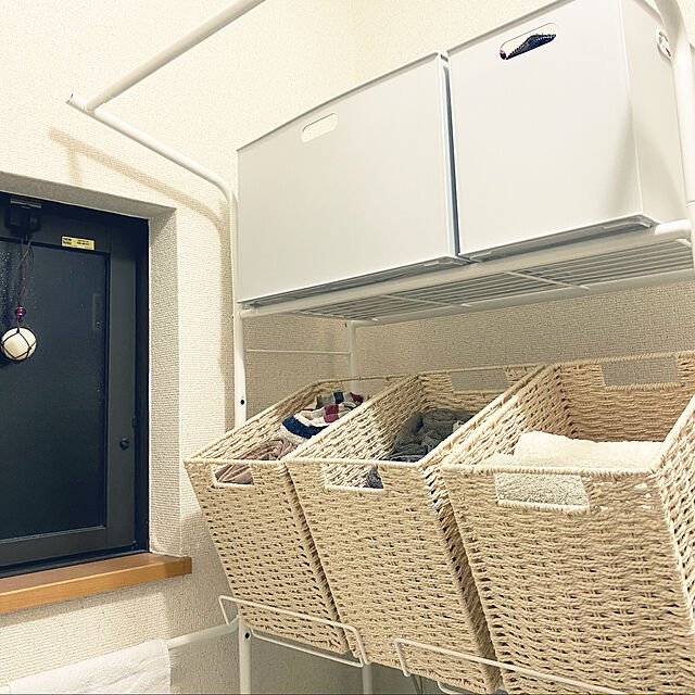 u-chinのニトリ-洗濯機ラック クルス(ピュアホワイト) の家具・インテリア写真
