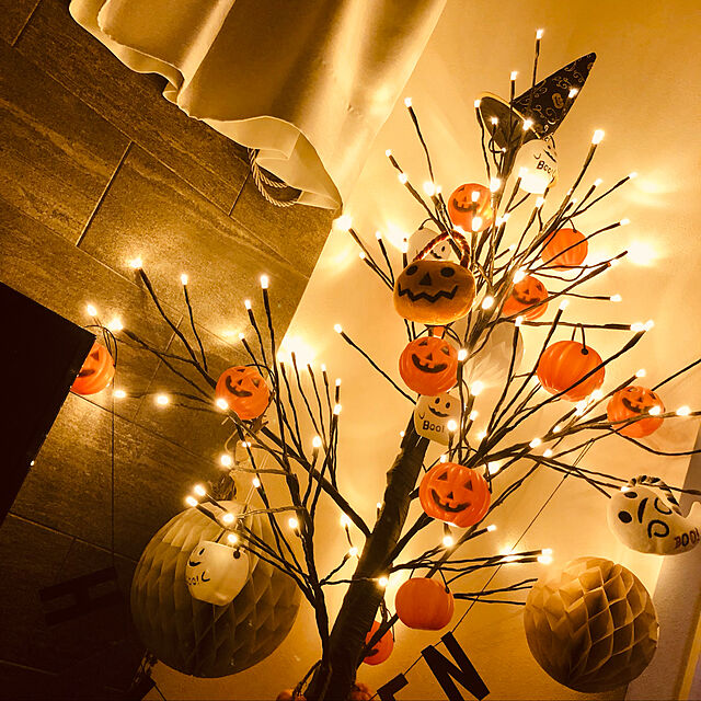 naoの-【最終値下げ 20％OFFクーポン】クリスマスツリー 150cm おしゃれ 北欧 LEDブランチツリー ブラウン 150cm 枝ツリー 白樺ツリー イルミネーションライトツリー【Merry House】の家具・インテリア写真