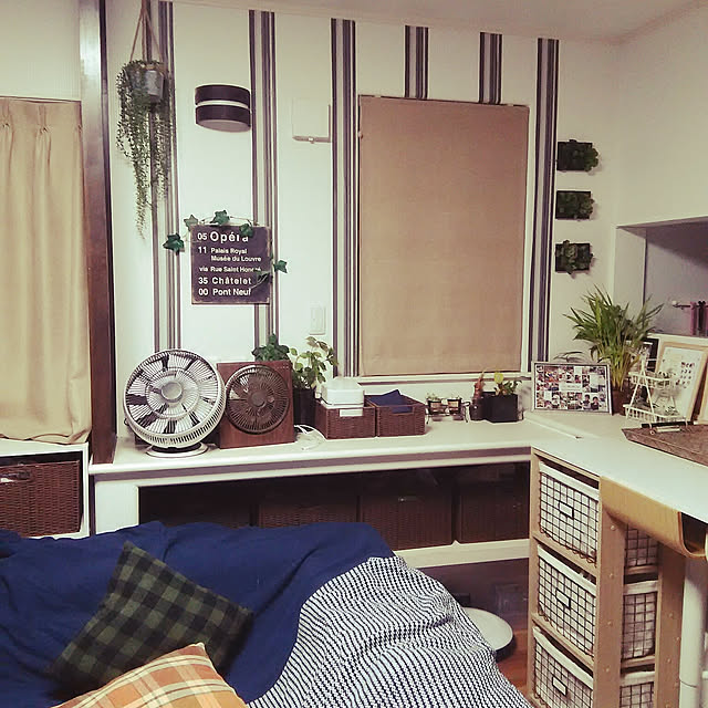 Nashuryueのニトリ-QL テーブルトレイ(ラタン) の家具・インテリア写真