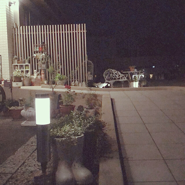 ochirinの-WEIMALL ソーラーライト ガーデンライト (2個) LED 自動点灯 埋め込み式 太陽光パネル ポール トーチライト 屋外 照明の家具・インテリア写真