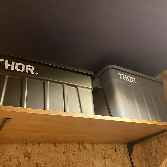 wakuwakuのTHOR-トラスト ソーラージトートウィズリッド TRUST THOR LARGE TOTES with LID [53L/オリーブドラブ]の家具・インテリア写真