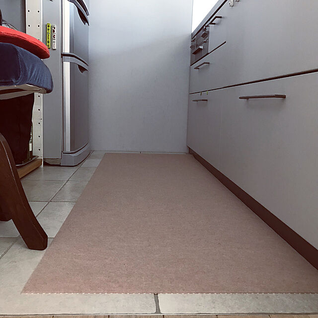 otomatuのサンコー-【日本製 撥水 消臭 洗える】サンコー キッチンマット ずれない 台所マット ロング 60×180cm グリーン カーペットタイプ おくだけ吸着 KL-43の家具・インテリア写真