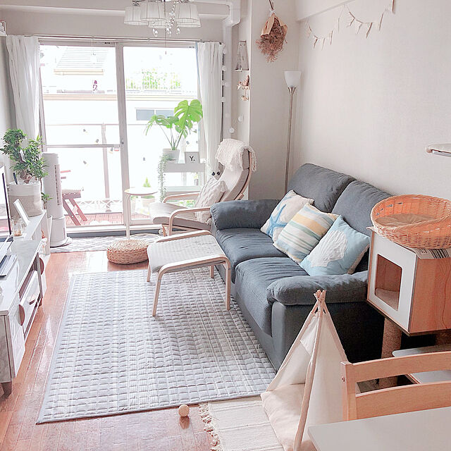 tina_sa_0のイケア-POÄNG ポエング オットマンの家具・インテリア写真