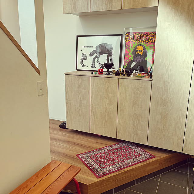 pentomo55の-玄関マット カラチ 50×80 cm ベルギー製 モケット織 マット 滑り止め パキスタン ボハラ デザイン 送料無料の家具・インテリア写真
