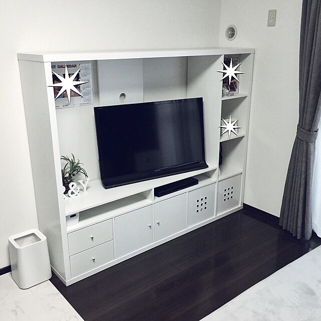 yuuiのイケア-(IKEA)LAPPLAND テレビ収納ユニット, ホワイトの家具・インテリア写真