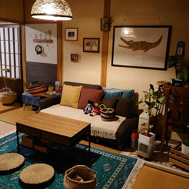 fukuのエイ・アイ・エス-エイ・アイ・エス (AIS) サイドテーブル ブラウン 30×30×45.5cm ブロンクス ABX-700の家具・インテリア写真