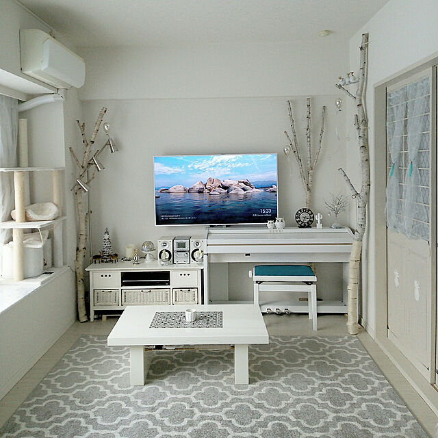 soratotetoのカルナック-カルナック レジン アンティーク アニマル クラウンオウル ホワイト Sサイズ NG731の家具・インテリア写真