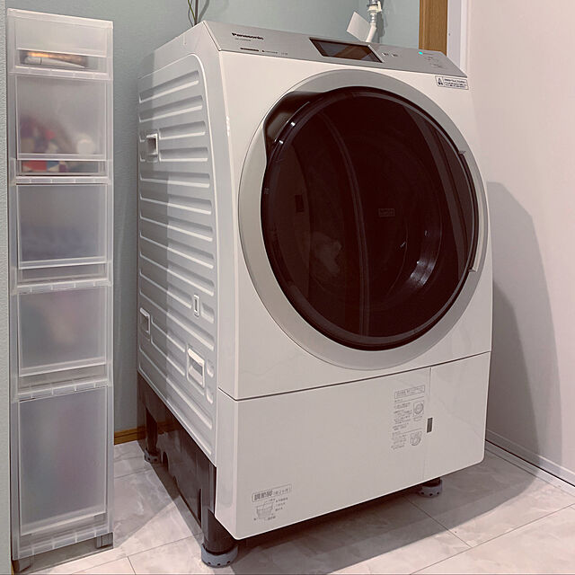 rikubo-のパナソニック-パナソニック ななめドラム洗濯乾燥機 11kg 右開き 液体洗剤・柔軟剤 自動投入 ナノイーX クリスタルホワイト NA-VX900AR-Wの家具・インテリア写真